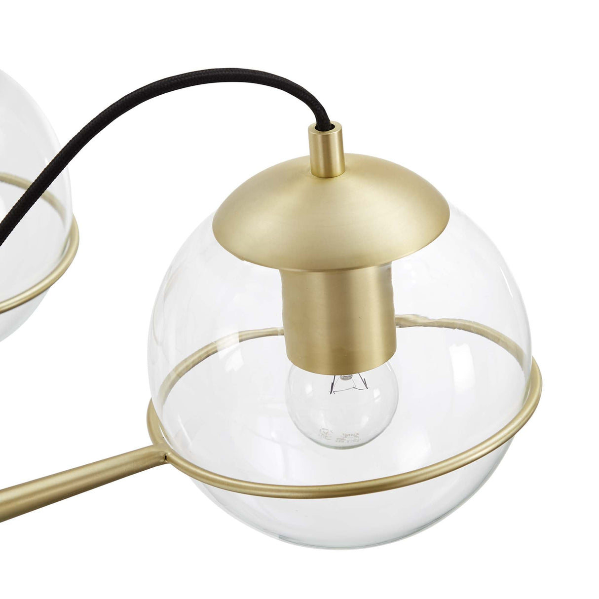 Hanna 8-Light Chandelier - Mid-Century Modern & Satin Brass Starburst Style