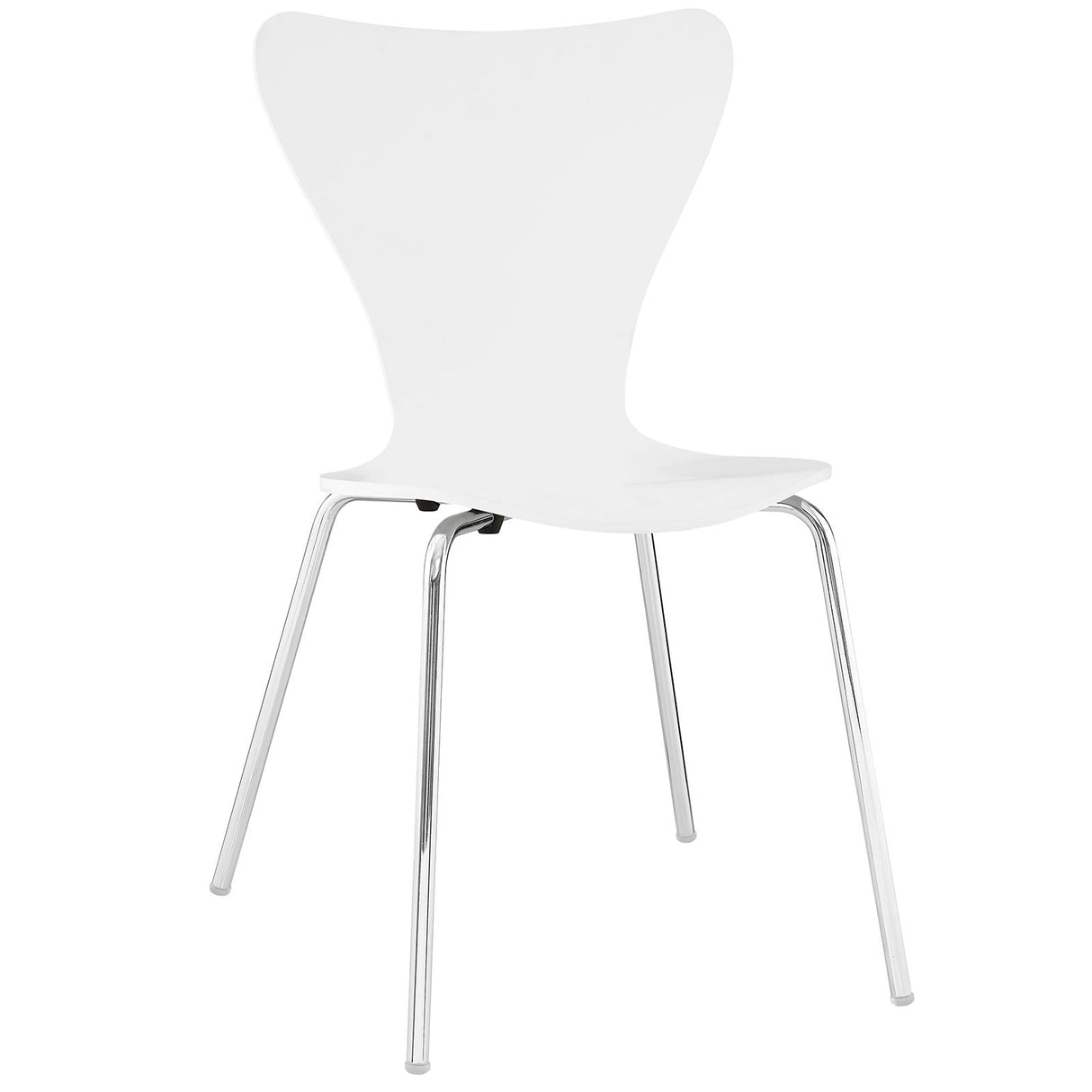 Ernie Dining Side Chair - Minimalist Scandinavian & Ergonomic Flex-Back