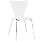 Ernie Dining Side Chair - Minimalist Scandinavian & Ergonomic Flex-Back