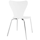 Ernie Dining Side Chair - Minimalist Scandinavian & Ergonomic Flex-Back