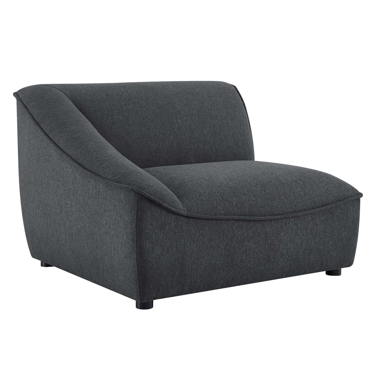 Comprise 2-Piece Upholstered Loveseat - Casual Modern & French Piping Detail