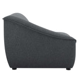 Comprise 2-Piece Upholstered Loveseat - Casual Modern & French Piping Detail