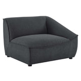 Comprise 2-Piece Upholstered Loveseat - Casual Modern & French Piping Detail