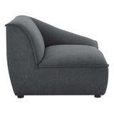 Comprise 2-Piece Upholstered Loveseat - Casual Modern & French Piping Detail