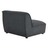 Comprise 2-Piece Upholstered Loveseat - Casual Modern & French Piping Detail