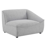 Comprise 2-Piece Upholstered Loveseat - Casual Modern & French Piping Detail