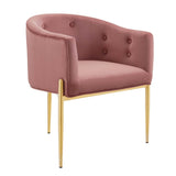 Savour Tufted Performance Velvet Accent Chairs - Set of 2 - Glam Deco & Versatile Living Room Seating