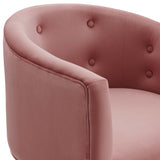 Savour Tufted Performance Velvet Accent Chairs - Set of 2 - Glam Deco & Versatile Living Room Seating