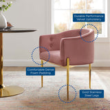 Savour Tufted Performance Velvet Accent Chairs - Set of 2 - Glam Deco & Versatile Living Room Seating