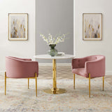 Savour Tufted Performance Velvet Accent Chairs - Set of 2 - Glam Deco & Versatile Living Room Seating