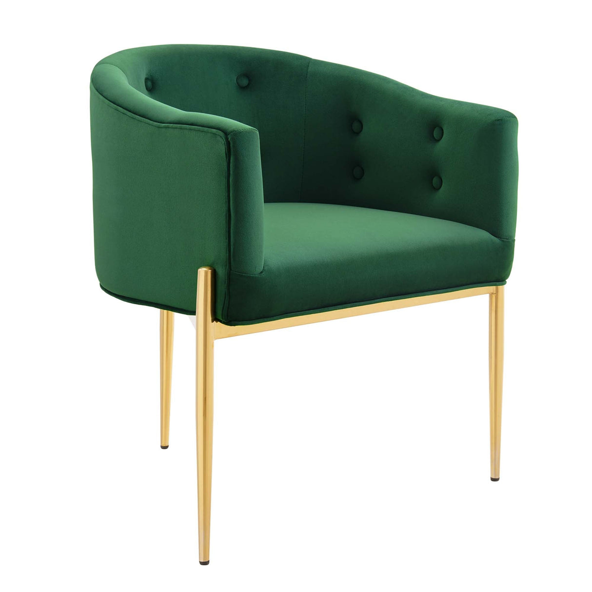 Savour Tufted Performance Velvet Accent Chairs - Set of 2 - Glam Deco & Versatile Living Room Seating