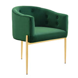 Savour Tufted Performance Velvet Accent Chairs - Set of 2 - Glam Deco & Versatile Living Room Seating