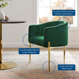 Savour Tufted Performance Velvet Accent Chairs - Set of 2 - Glam Deco & Versatile Living Room Seating