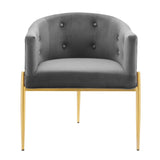 Savour Tufted Performance Velvet Accent Chairs - Set of 2 - Glam Deco & Versatile Living Room Seating
