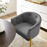 Savour Tufted Performance Velvet Accent Chairs - Set of 2 - Glam Deco & Versatile Living Room Seating