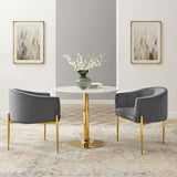 Savour Tufted Performance Velvet Accent Chairs - Set of 2 - Glam Deco & Versatile Living Room Seating