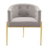 Savour Tufted Performance Velvet Accent Chairs - Set of 2 - Glam Deco & Versatile Living Room Seating
