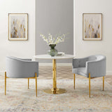 Savour Tufted Performance Velvet Accent Chairs - Set of 2 - Glam Deco & Versatile Living Room Seating