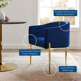Savour Tufted Performance Velvet Accent Chairs - Set of 2 - Glam Deco & Versatile Living Room Seating