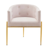Savour Tufted Performance Velvet Accent Chairs - Set of 2 - Glam Deco & Versatile Living Room Seating