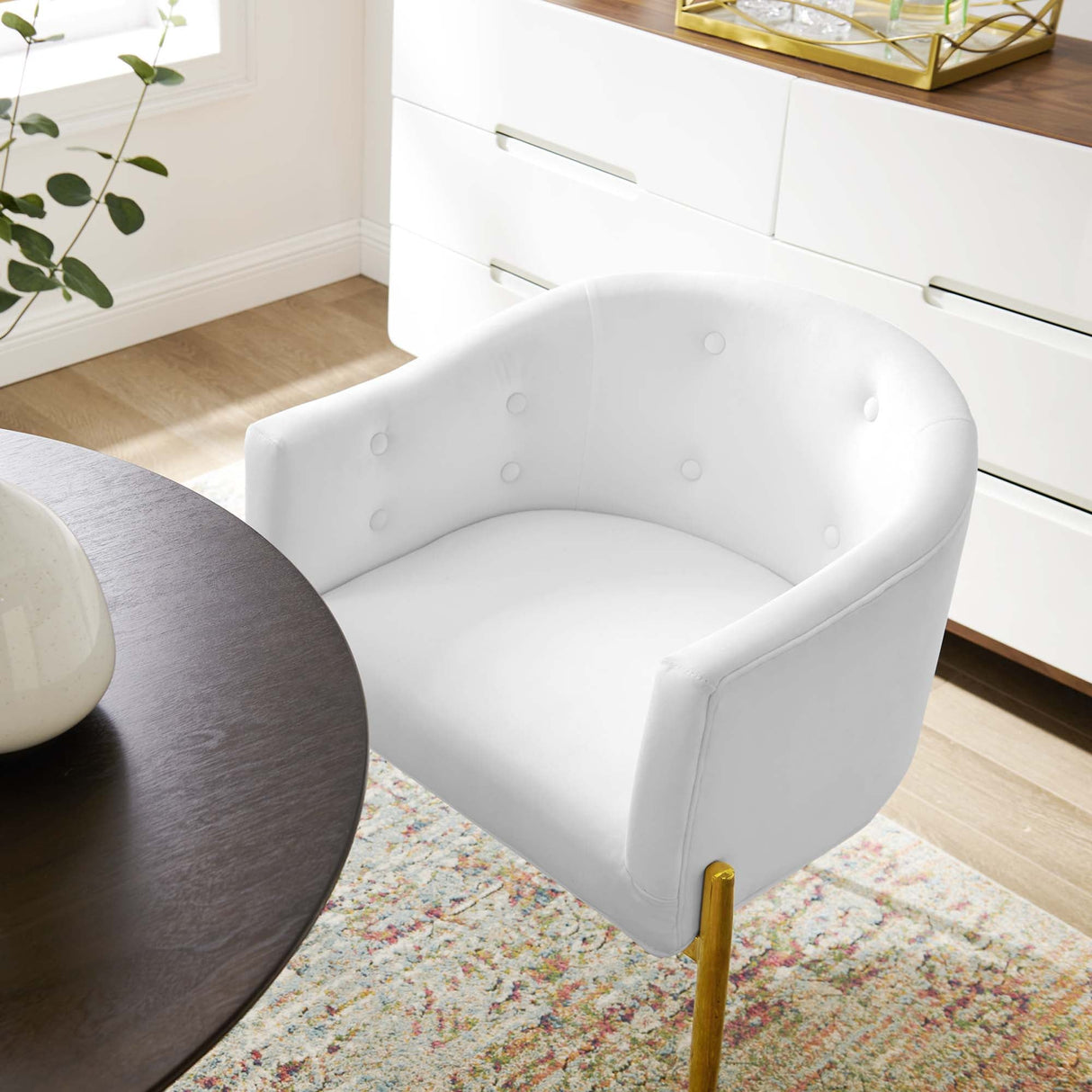 Savour Tufted Performance Velvet Accent Chairs - Set of 2 - Glam Deco & Versatile Living Room Seating