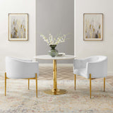 Savour Tufted Performance Velvet Accent Chairs - Set of 2 - Glam Deco & Versatile Living Room Seating