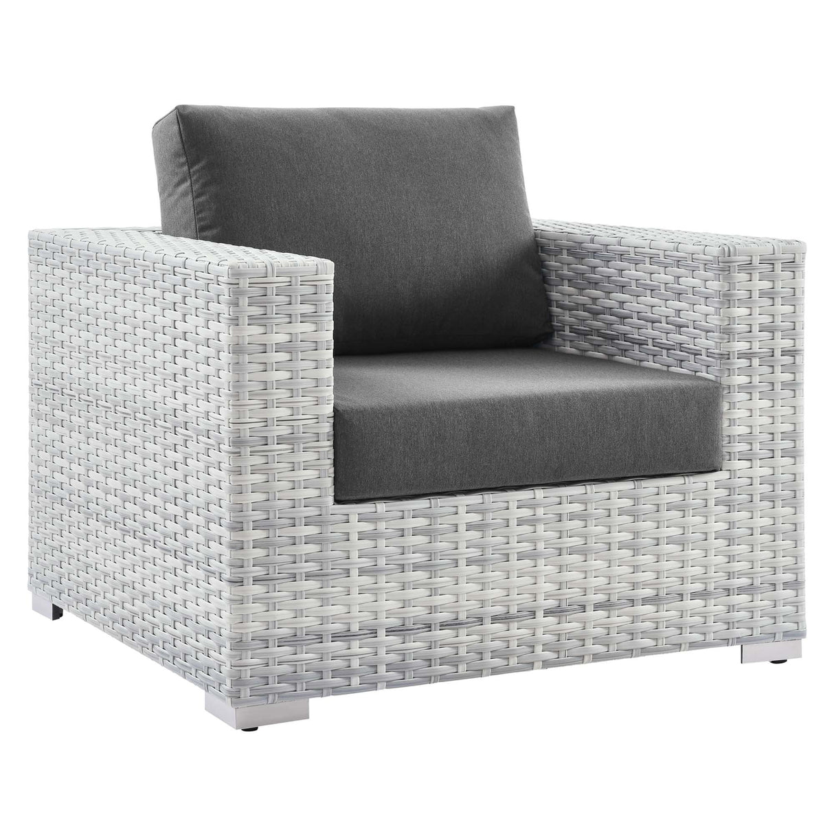 Convene 3-Piece Outdoor Patio Set - Modern Coastal & Weather-Resistant Wicker