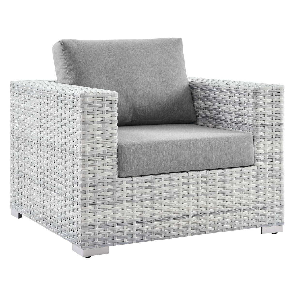 Convene 3-Piece Outdoor Patio Set - Modern Coastal & Weather-Resistant Wicker