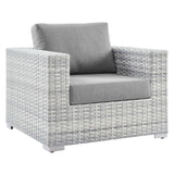 Convene 3-Piece Outdoor Patio Set - Modern Coastal & Weather-Resistant Wicker