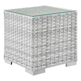 Convene 3-Piece Outdoor Patio Set - Modern Coastal & Weather-Resistant Wicker