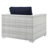 Convene 3-Piece Outdoor Patio Set - Modern Coastal & Weather-Resistant Wicker