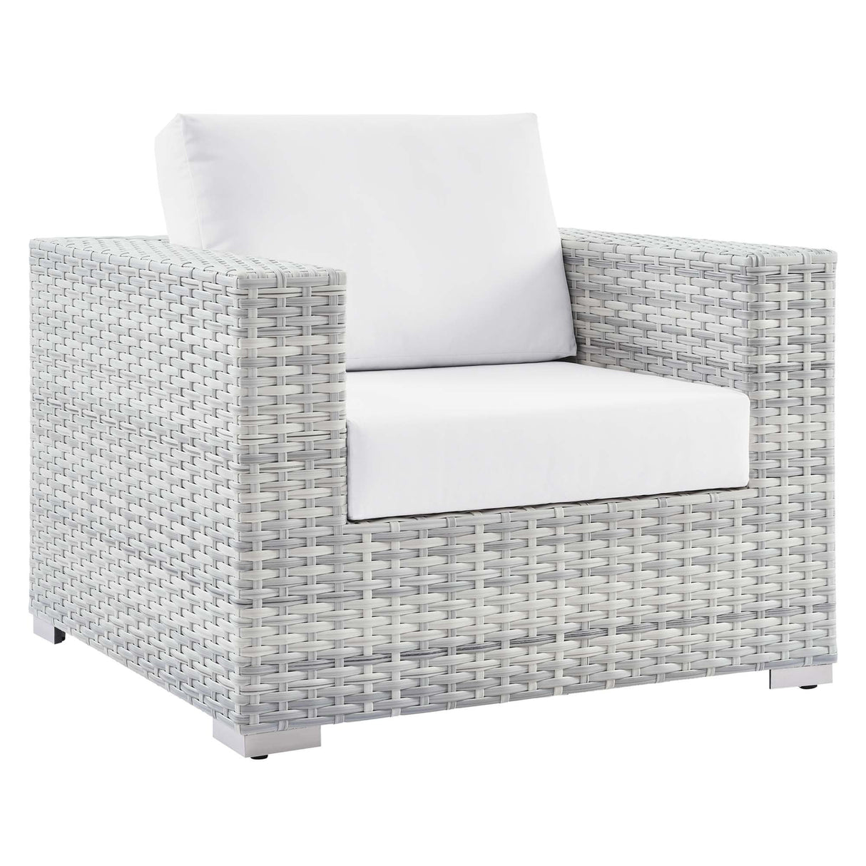 Convene 3-Piece Outdoor Patio Set - Modern Coastal & Weather-Resistant Wicker
