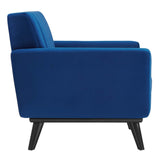 Engage Channel Tufted Performance Velvet Armchair - Mid-Century Modern & Stain-Resistant