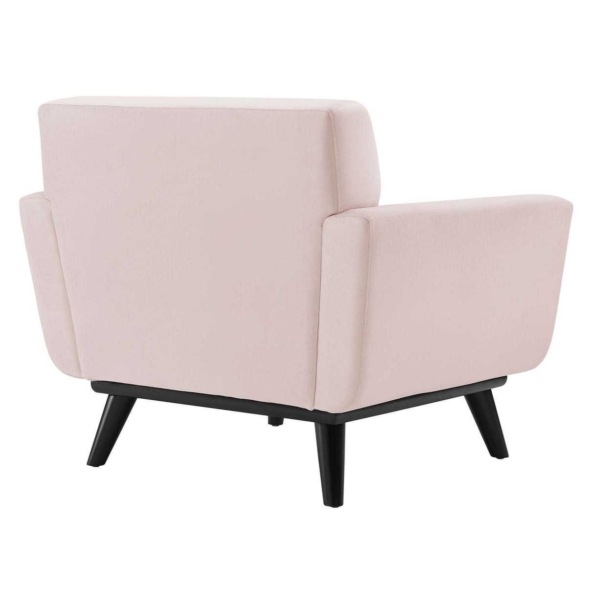 Engage Channel Tufted Performance Velvet Armchair - Mid-Century Modern & Stain-Resistant