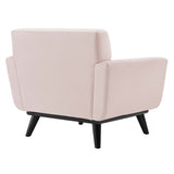 Engage Channel Tufted Performance Velvet Armchair - Mid-Century Modern & Stain-Resistant