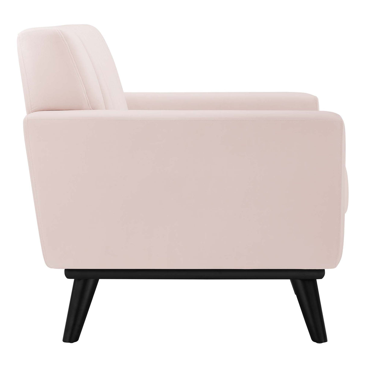 Engage Channel Tufted Performance Velvet Armchair - Mid-Century Modern & Stain-Resistant