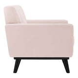 Engage Channel Tufted Performance Velvet Armchair - Mid-Century Modern & Stain-Resistant