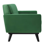 Engage Channel Tufted Performance Velvet Loveseat - Glam Deco & Stain-Resistant Living Room Seating