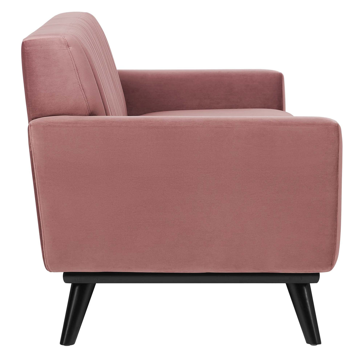 Engage Channel Tufted Performance Velvet Sofa - Mid-Century Modern & Stain-Resistant