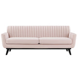 Engage Channel Tufted Performance Velvet Sofa - Mid-Century Modern & Stain-Resistant