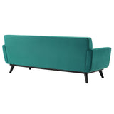 Engage Channel Tufted Performance Velvet Sofa - Mid-Century Modern & Stain-Resistant