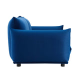 Copious Performance Velvet Loveseat - Modern Glam & Stain-Resistant Overstuffed Comfort