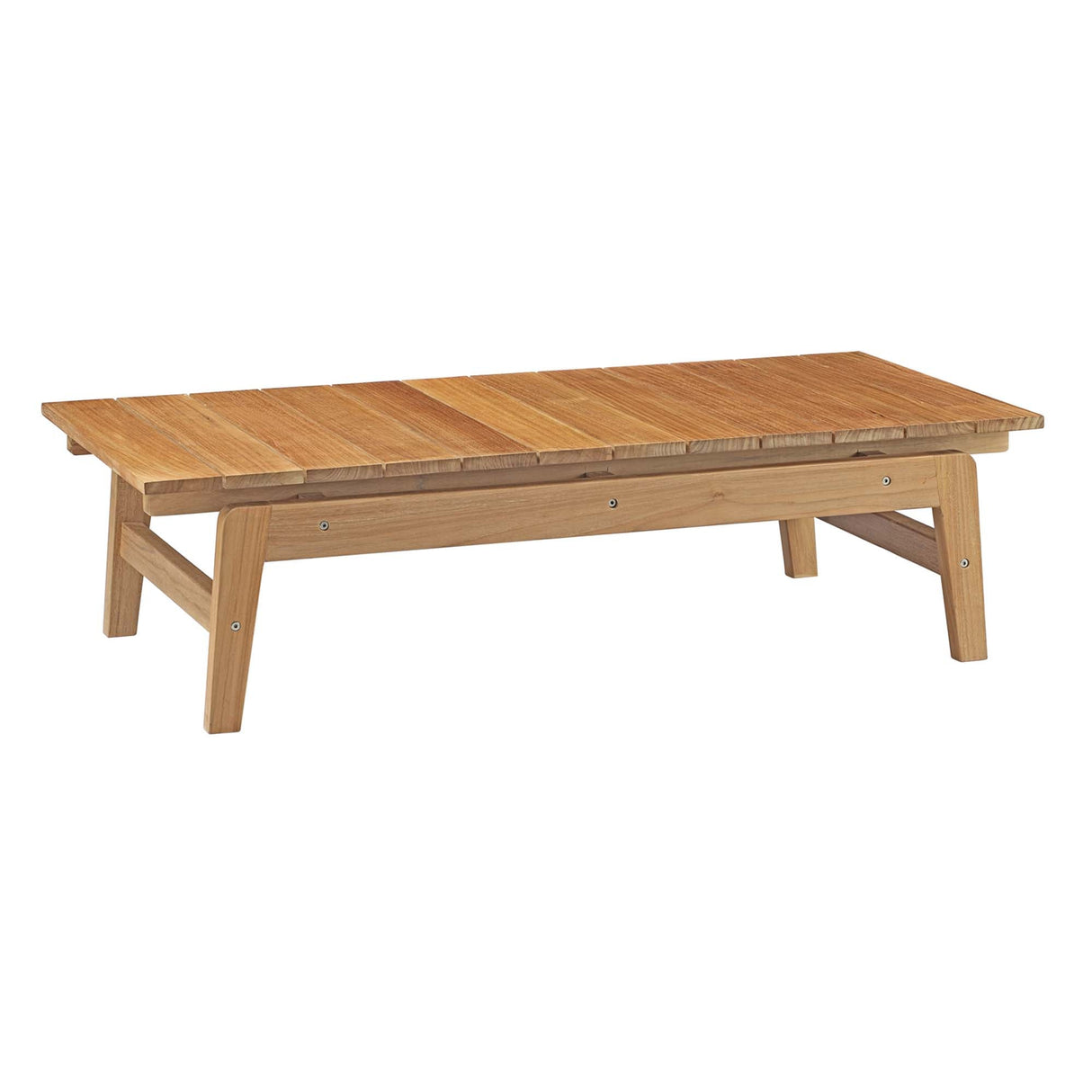 Bayport 6 Piece Outdoor Patio Teak Set - Modern Coastal & All-Weather Backyard Seating