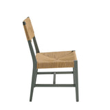 Bodie Wood Dining Chair - Coastal Modern & Woven Paper Rope Seat