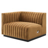 Conjure Channel Tufted Performance Velvet Left-Arm Chair – view 2