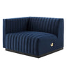 Conjure Channel Tufted Performance Velvet Left-Arm Chair – view 20