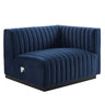 Conjure Channel Tufted Performance Velvet Right-Arm Chair – view 20