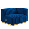 Conjure Channel Tufted Performance Velvet Right-Arm Chair – view 20