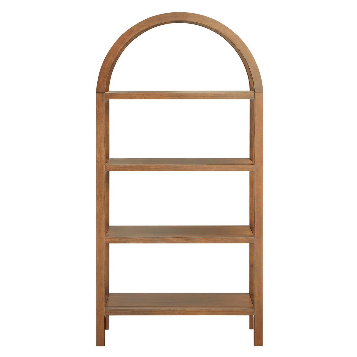 Vexley 60 Inch Arched Bookshelf