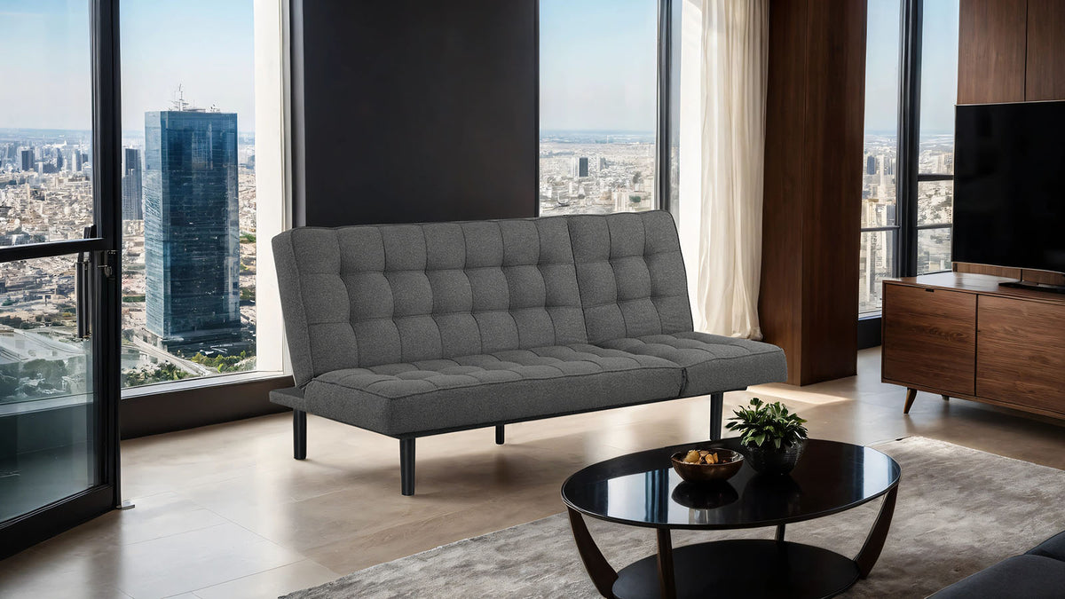 Napervill Contemporary Convertible Futon Sofa - 